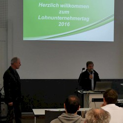 Begrüßung durch GF Georg Scheidhammer und Christian Beckmann